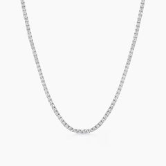AITCHES - Embrace 6.0ct Diamond Tennis Necklace in 18K White Gold