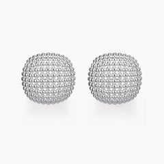 AITCHES - Jullie Cushion Earrings in Sterling Silver