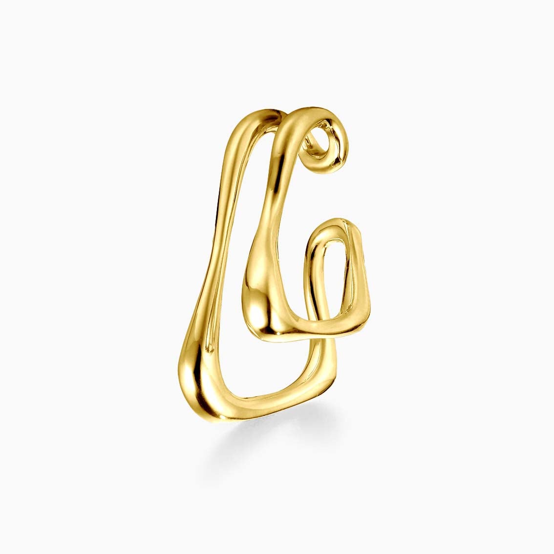 AITCHES - Jullie Double Cuff in 18K Gold Plated Sterling Silver