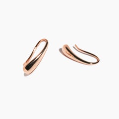 AITCHES - Jullie Drop Earrings in Rose Gold Plated Sterling Silver