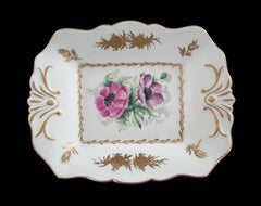 Aitco, Hand Painted & Gilded Limoges Cabinet Tray, France, Mid 20th Century