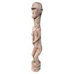 Aitos, Hand-Carved Antique Wood Ancestor Figure from Timor, Indonesia