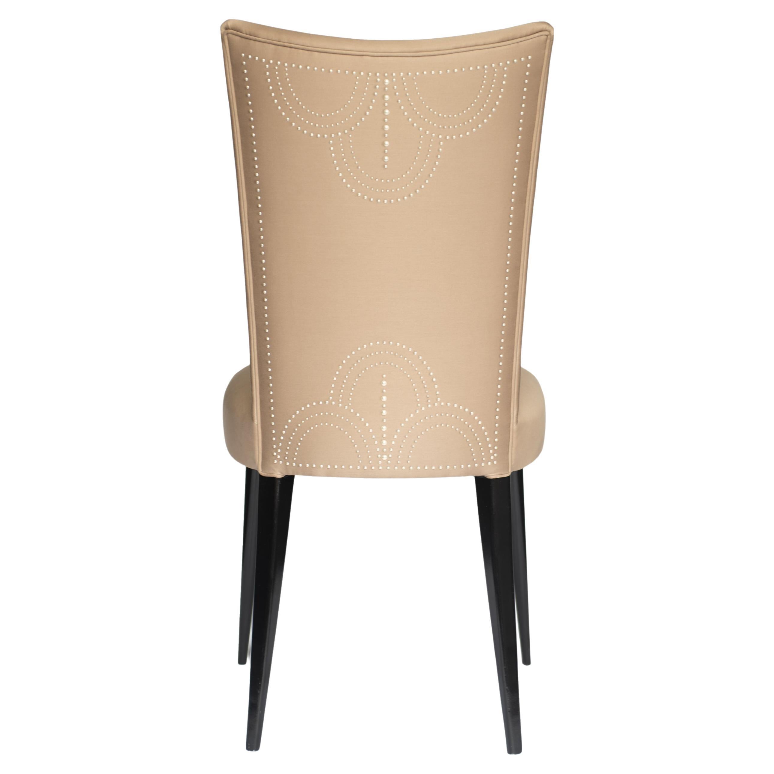 Aiveen Daly Iced Pearl Stiletto Chair  For Sale