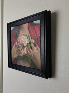 "Sacred Heart, " Oil Painting