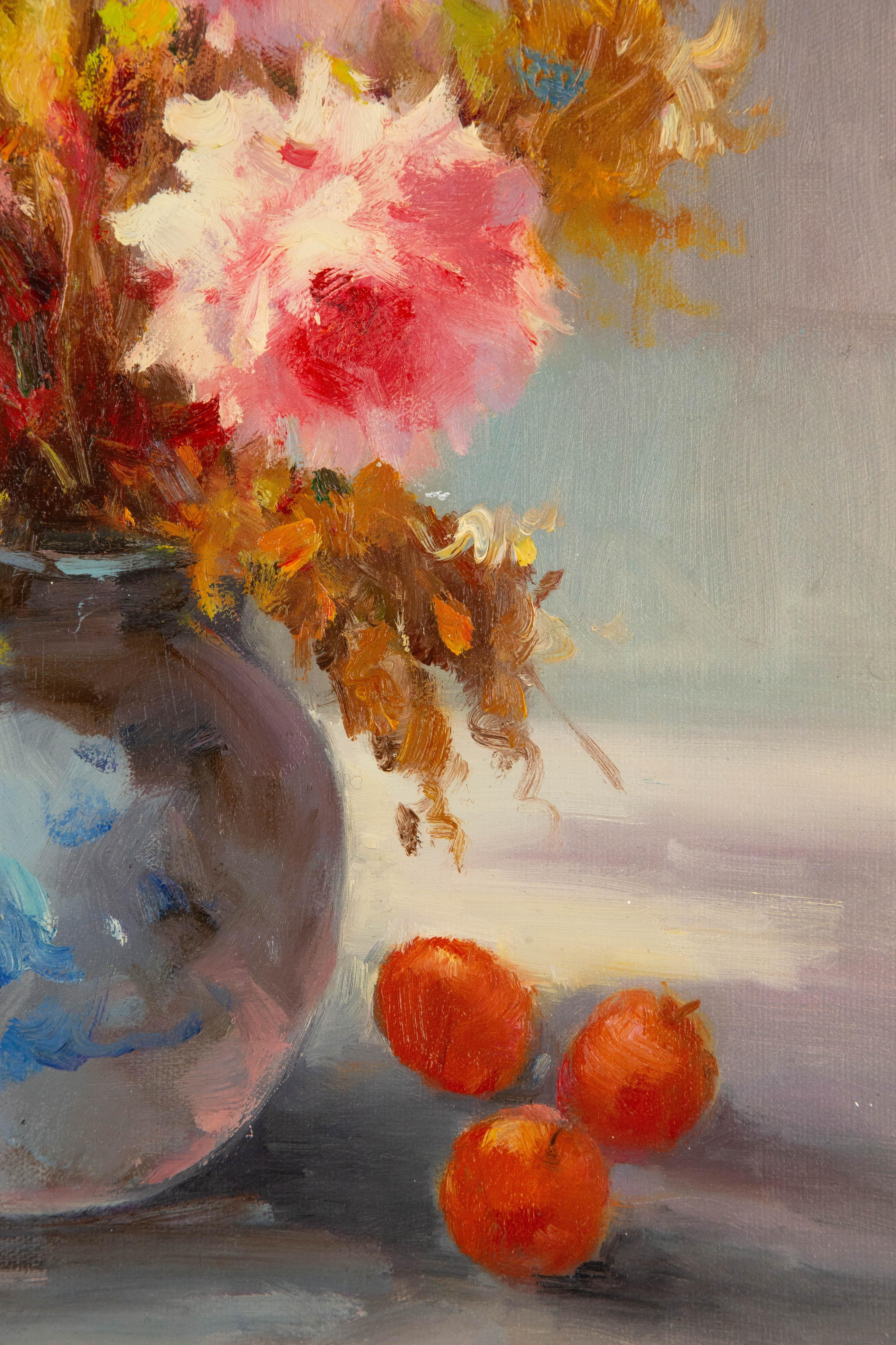 AiXiong Shi Stillleben, Original, Öl auf Leinwand, „Blooming In Sunlight III“, AiXiong Shi im Angebot 4
