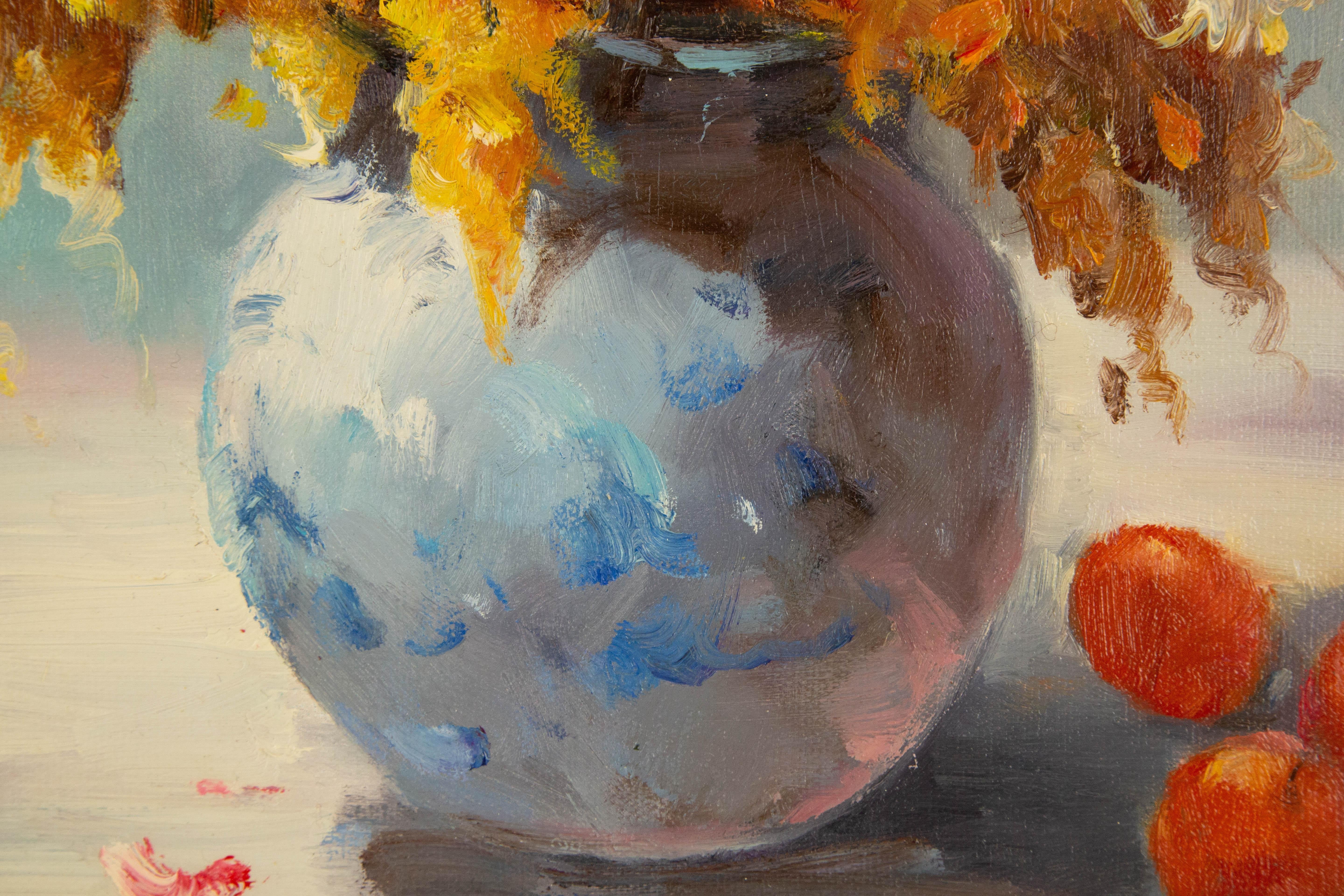 AiXiong Shi Stillleben, Original, Öl auf Leinwand, „Blooming In Sunlight III“, AiXiong Shi im Angebot 6