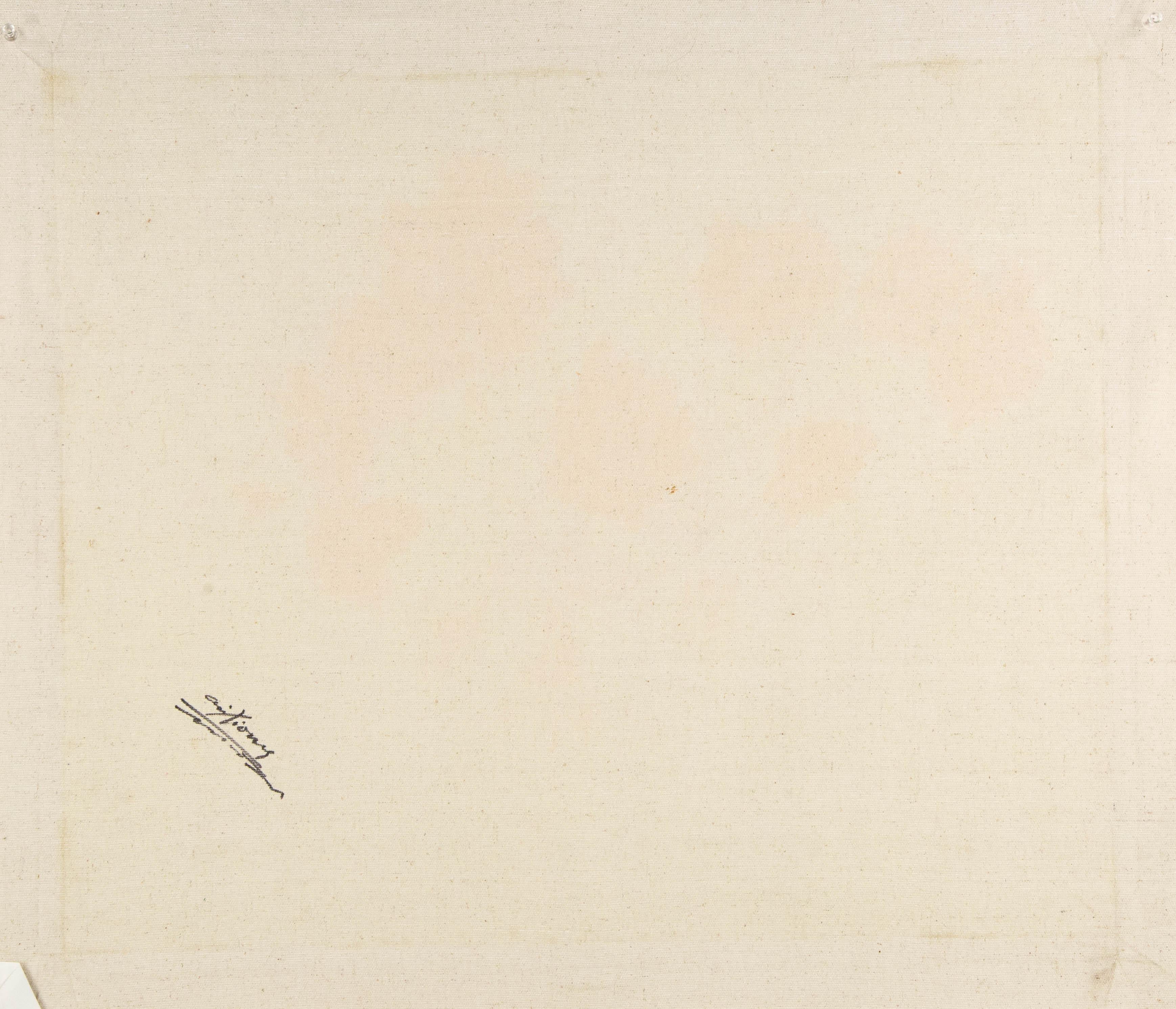 AiXiong Shi, huile sur toile originale « Blooming In Sunlight IV » en vente 9