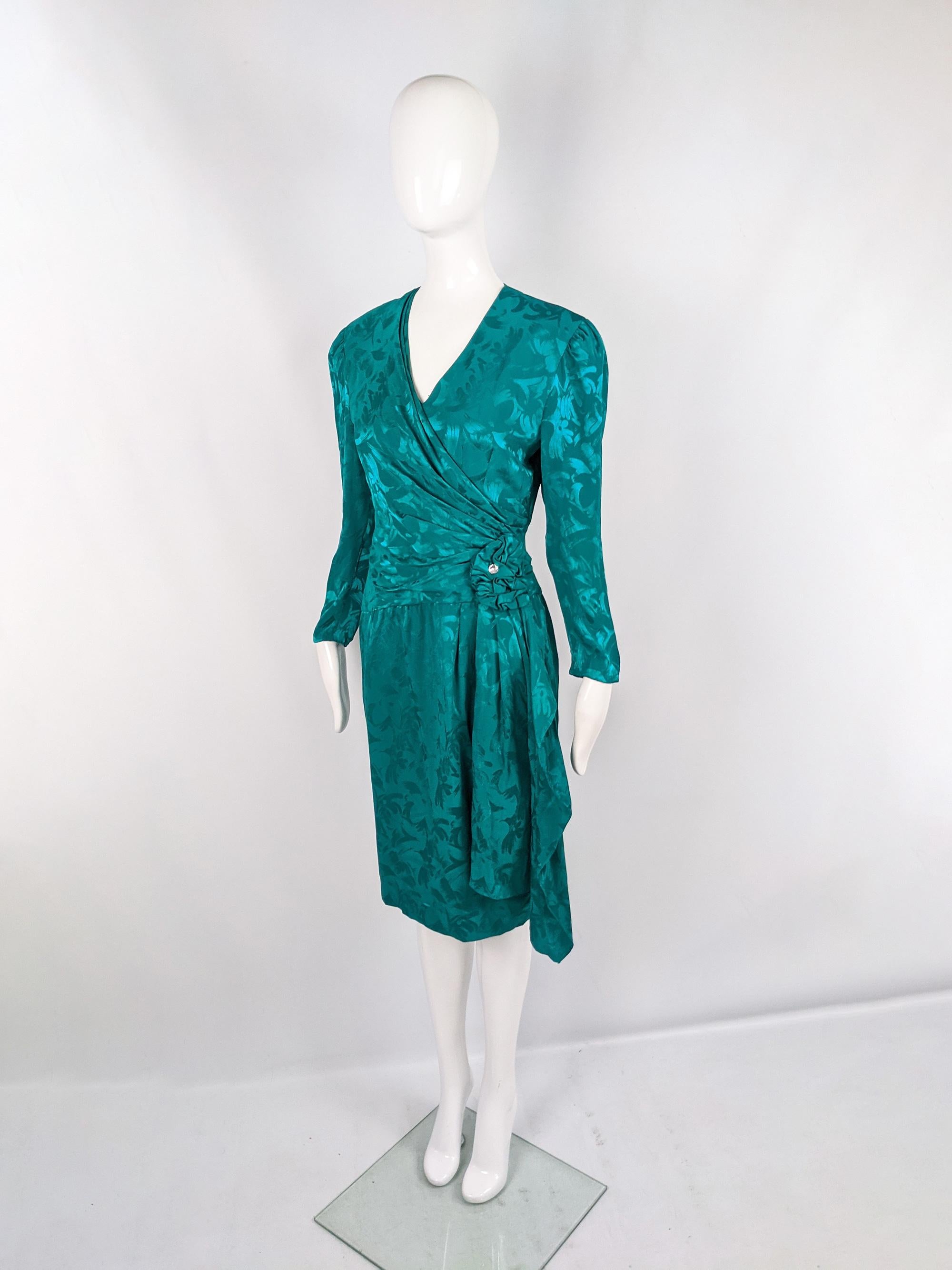 80s green dress