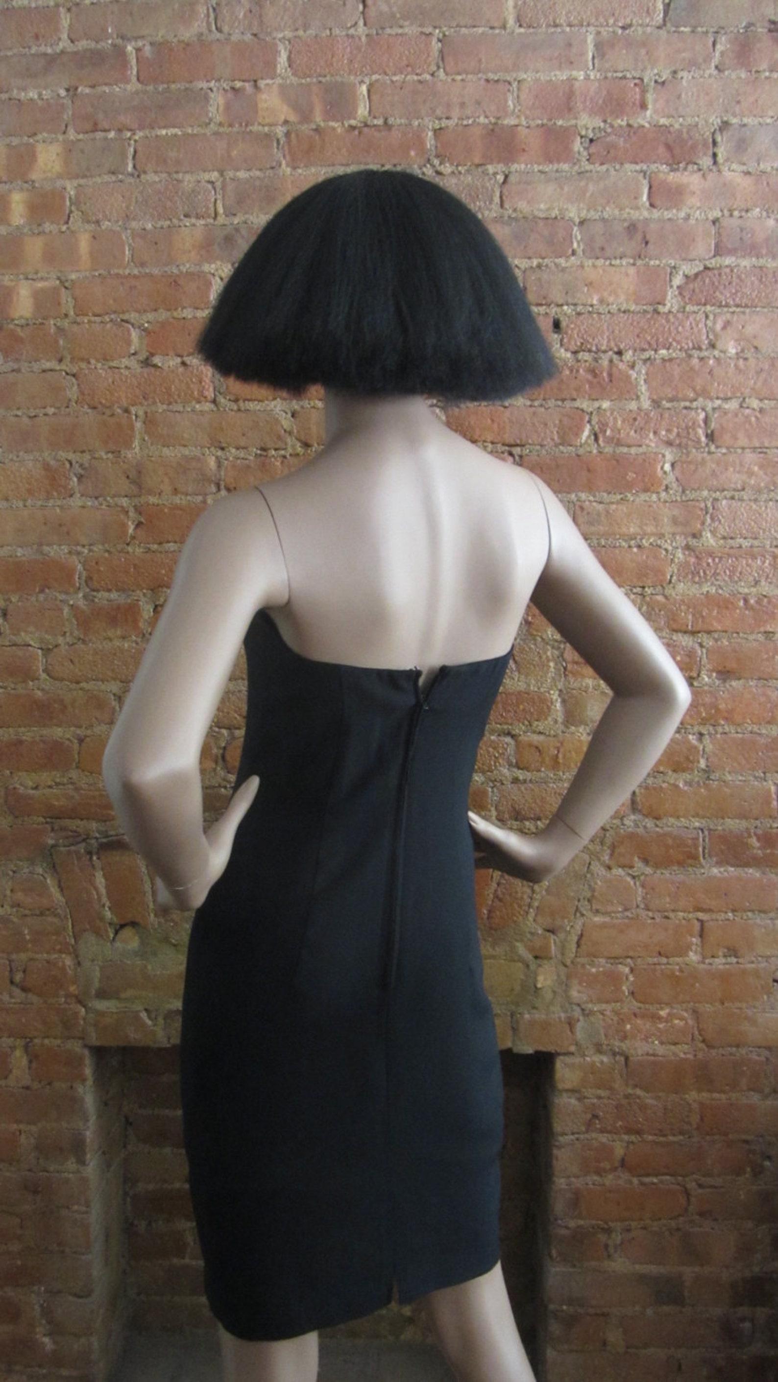 Women's A.J. Bari black cocktail dress For Sale