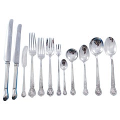 AJ Fuller by Tiffany Sterling Silver Flatware Set Service 315 pcs Custom Pattern