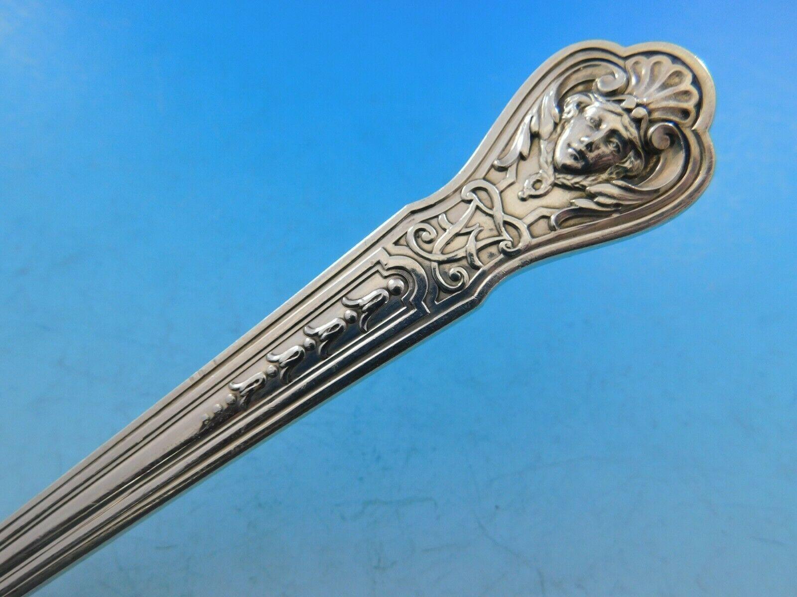 AJ Fuller Tiffany & Co. Sterling Silver Ice Cream Server Custom Pattern In Excellent Condition In Big Bend, WI