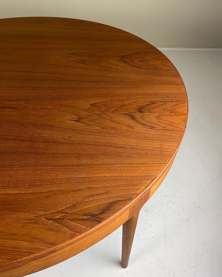 AJ Iversen Teak Coffee Table by Ole Wanscher 'Scandinavian Modern' For