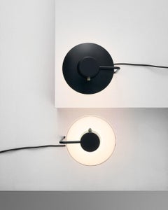 AJ Oxford Table Lamp, 410 mm, Metal Black/Opal Glass