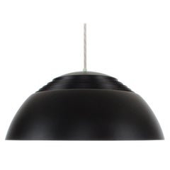 AJ Royal Pendant Black Lamp by Arne Jacobsen in 1957 for Louis Poulsen