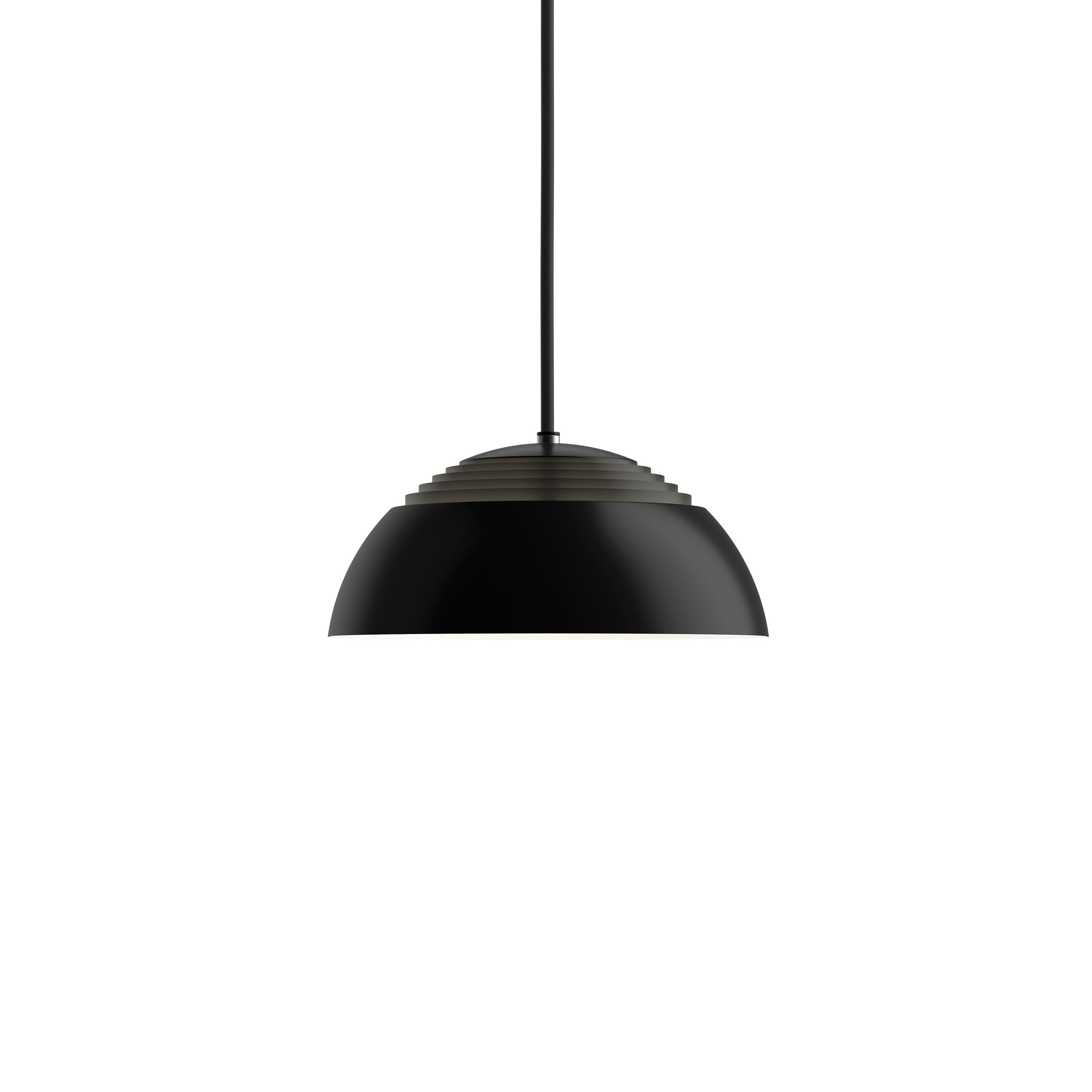 Scandinave moderne Lampe à suspension AJ Royal noire, design Arne Jacobsen pour Louis Poulsen en vente