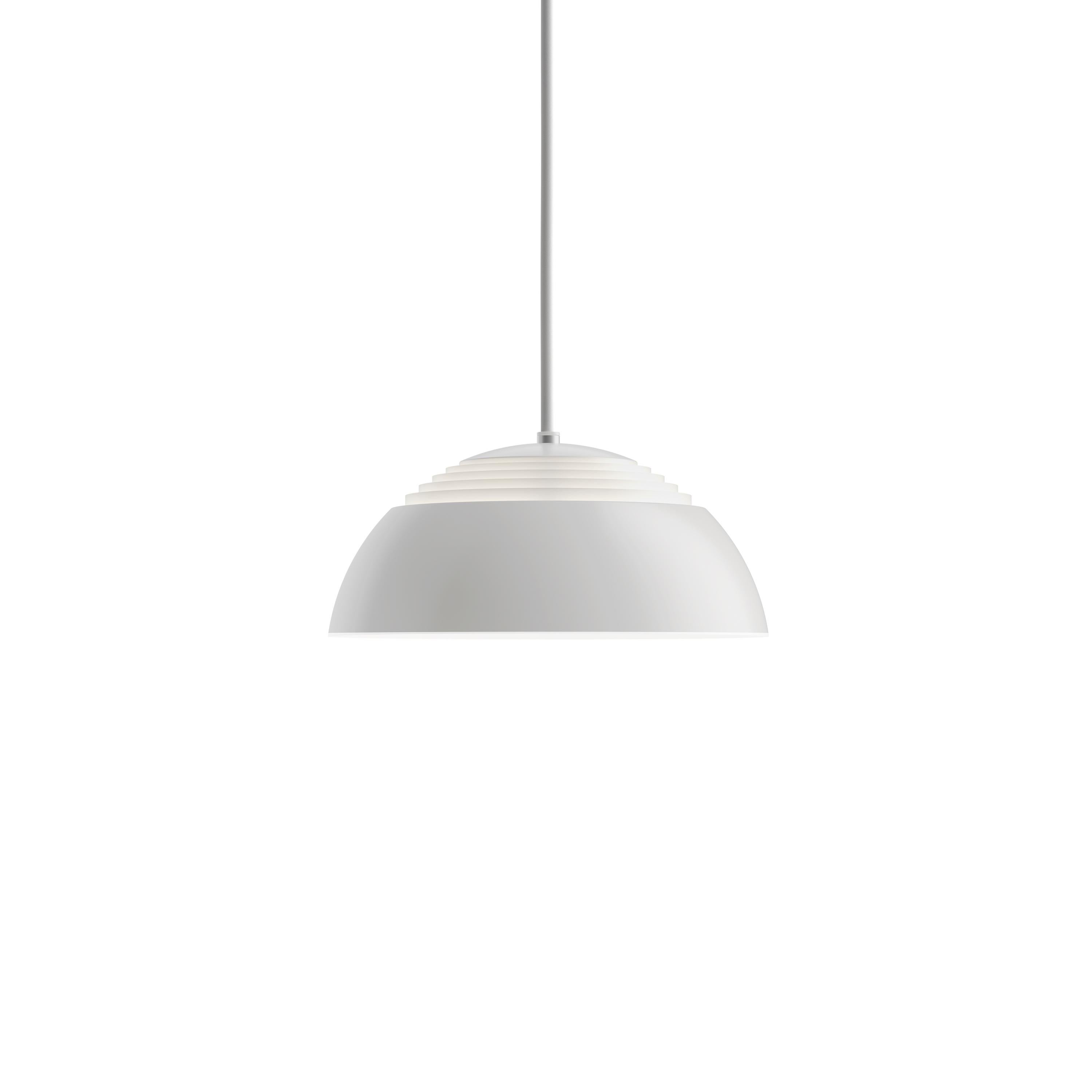 Scandinave moderne Lampe à suspension AJ Royal blanche, design Arne Jacobsen pour Louis Poulsen en vente