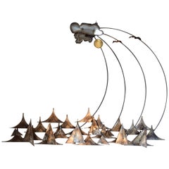 A.J. Stillman Mixed Metals Hanging Wall Sculpture