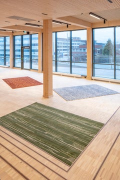 Aja Green Rug by Volver Studios