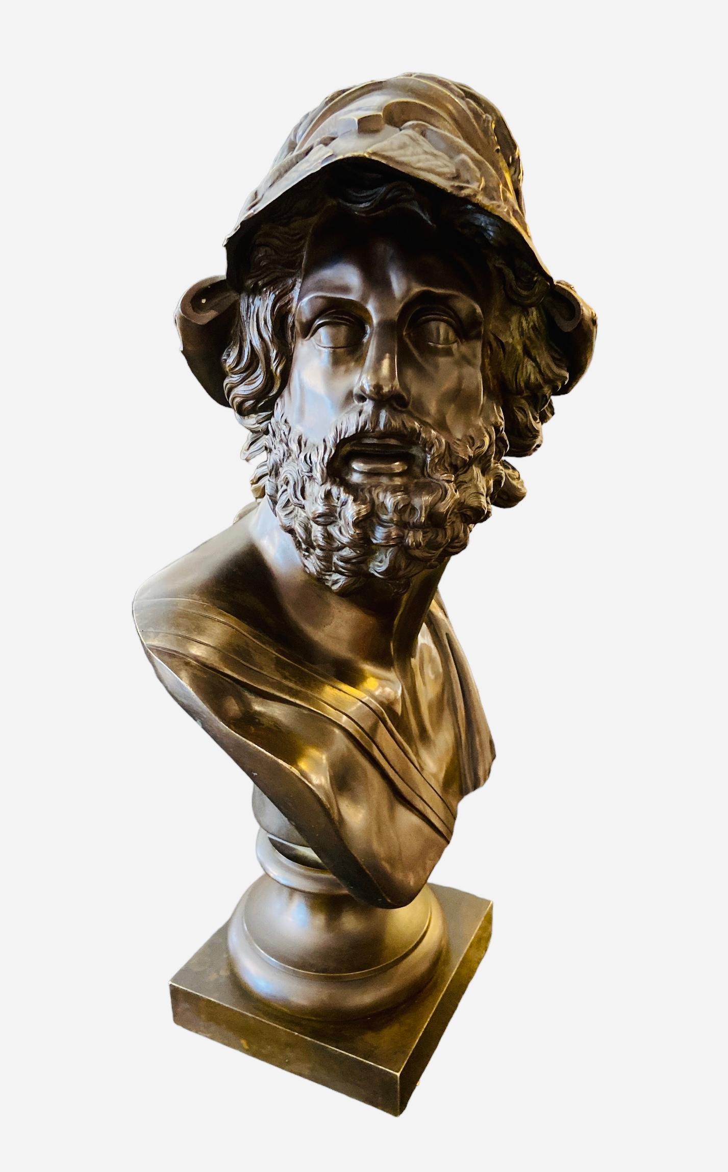 Grand Tour Aiace, busto in bronzo in vendita