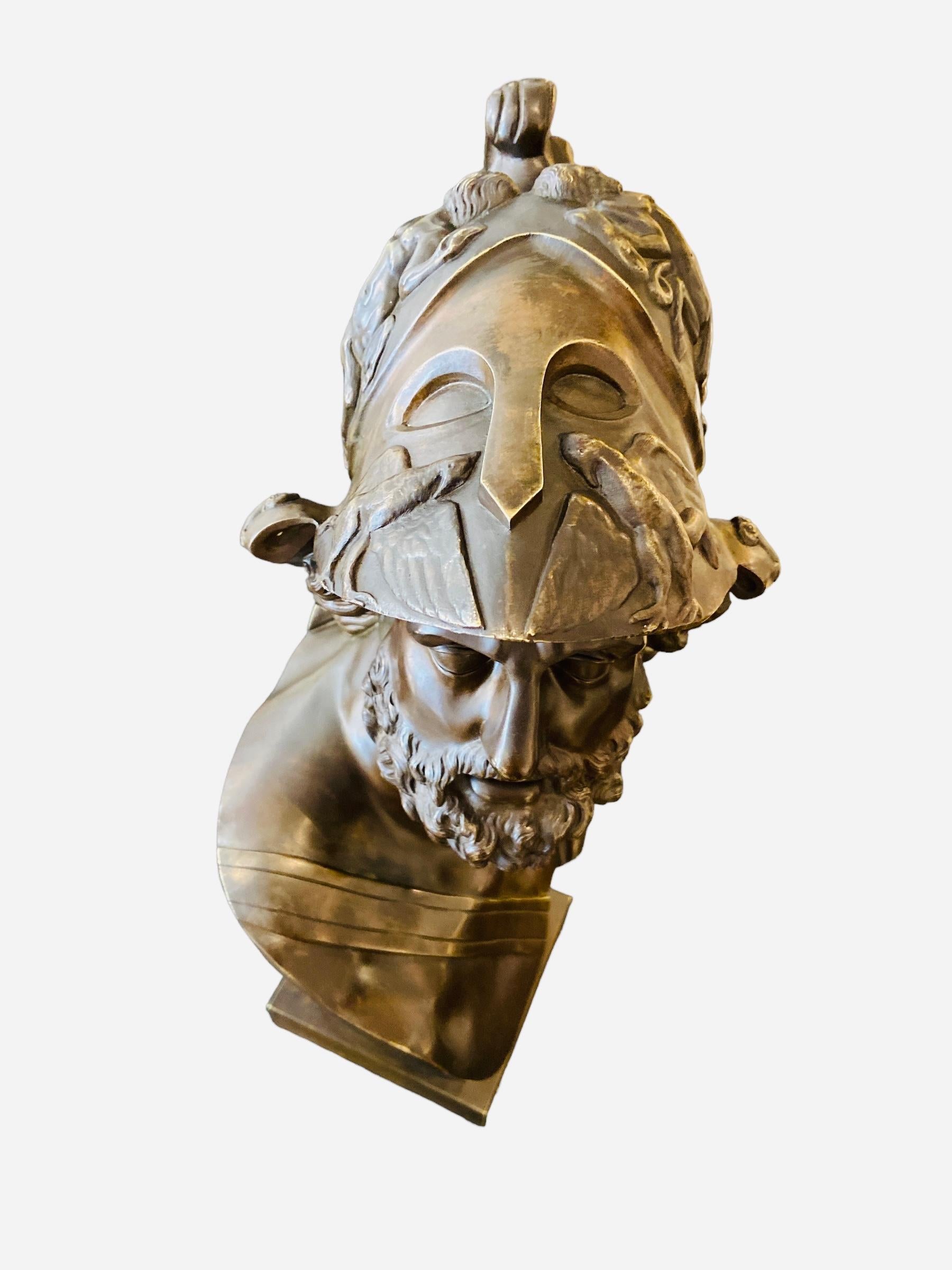 Italiano Aiace, busto in bronzo in vendita