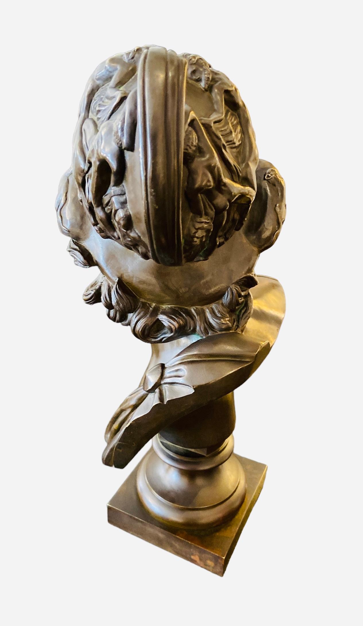 Metà XIX secolo Aiace, busto in bronzo in vendita