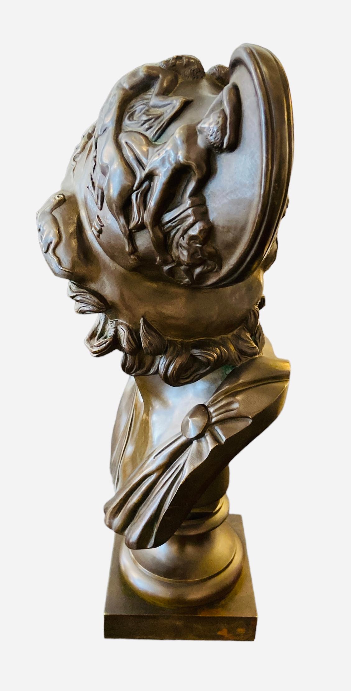 Bronzo Aiace, busto in bronzo in vendita