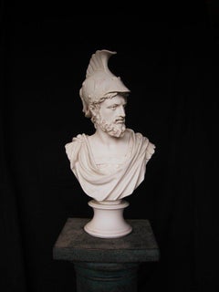 Ajax Marble Bust, 20th Century