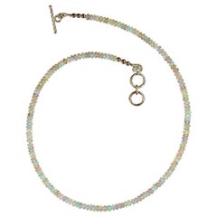 AJD 16 Inch Flashing Opal Necklace
