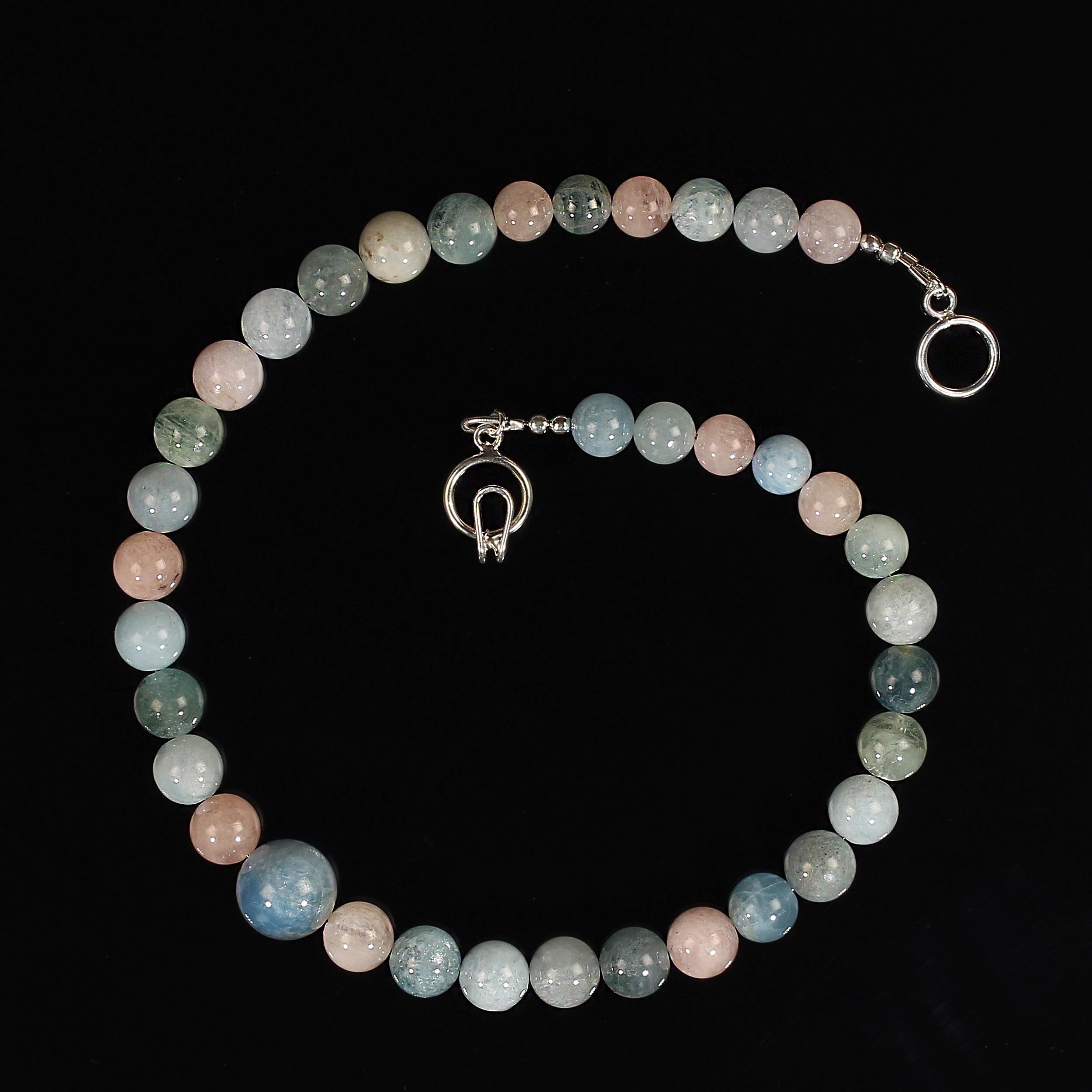 AJD Collar de Berilo Multicolor de 16 Pulgadas Gran Regalo Artesano en venta