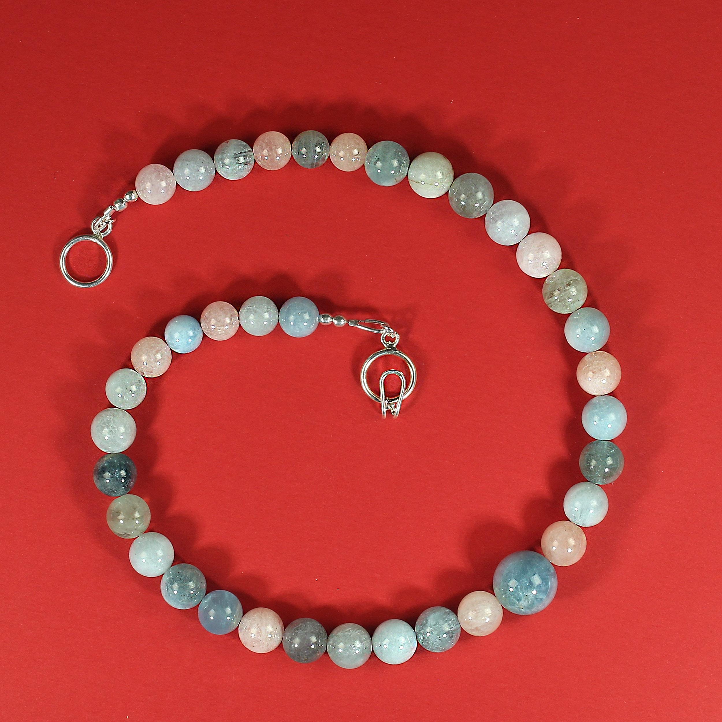 AJD Collar de Berilo Multicolor de 16 Pulgadas Gran Regalo en venta 2