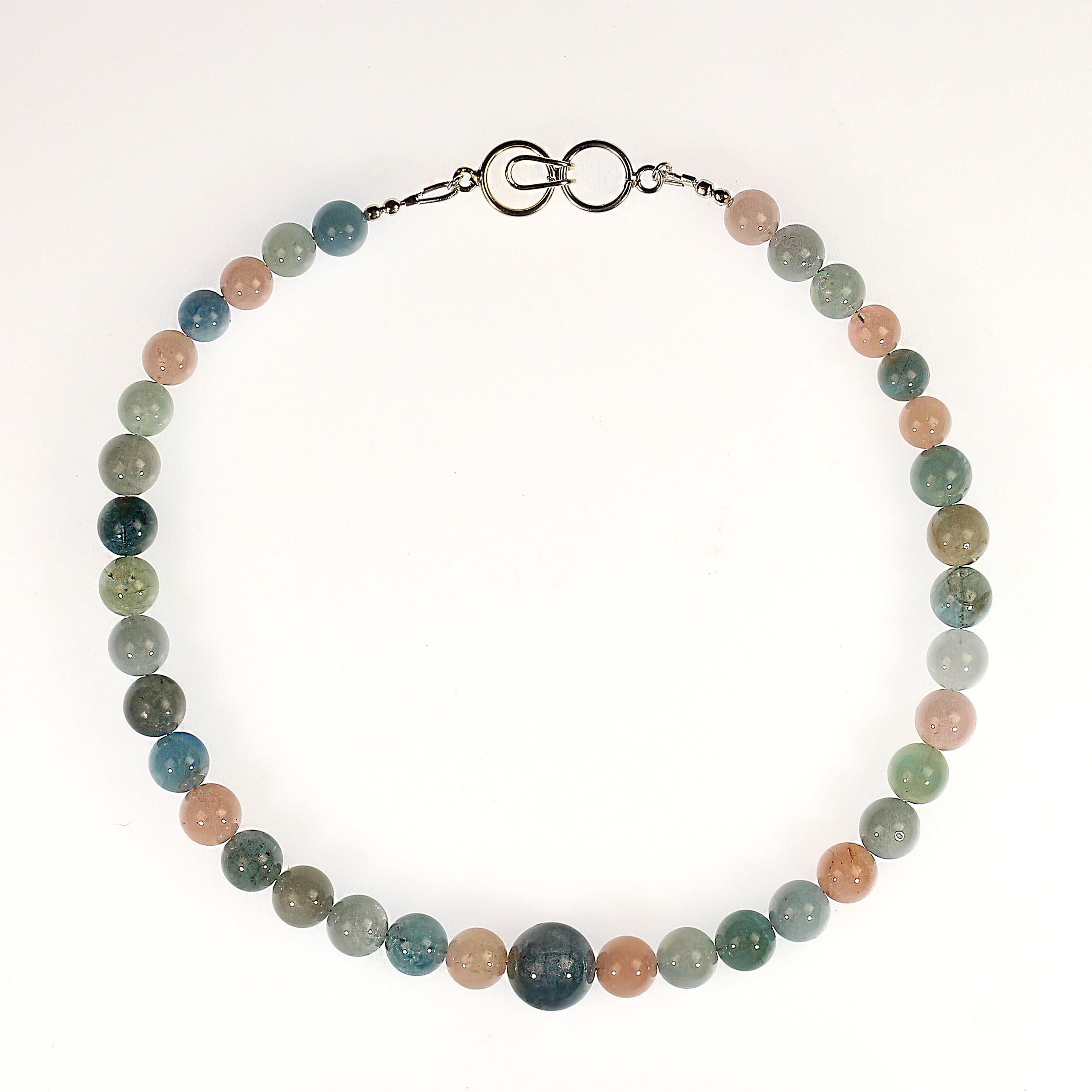 AJD Collar de Berilo Multicolor de 16 Pulgadas Gran Regalo en venta 3