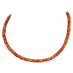 AJD 17 Inch Sparkling Fun, Playful, Versatile Sunstone necklace