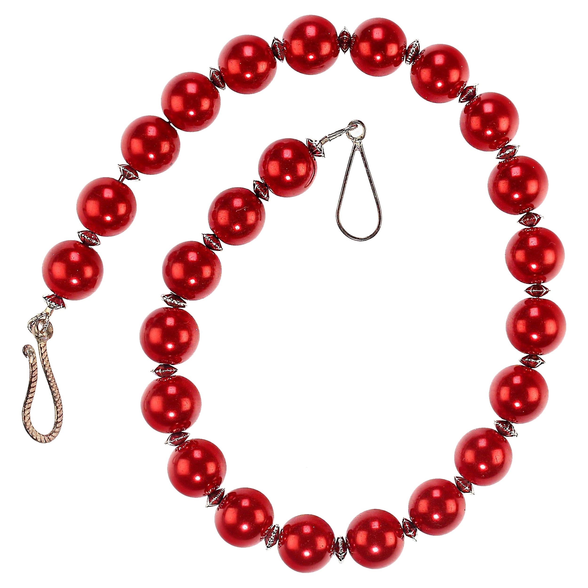 Collier de perles rouges des fêtes de 18 pouces avec accents argentés - Une déclaration parfaite pour les fêtes de fin d'année

Célébrez les fêtes avec style grâce à ce superbe collier de perles artificielles de 18 pouces. Avec ses délicieuses