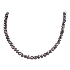 AJD 18 Pollici Perle di Pavone Iridescenti 6-6.5 MM Grande Regalo