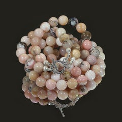 AJD Collar Peruano Rosa de Dos Filamentos de 18 Pulgadas