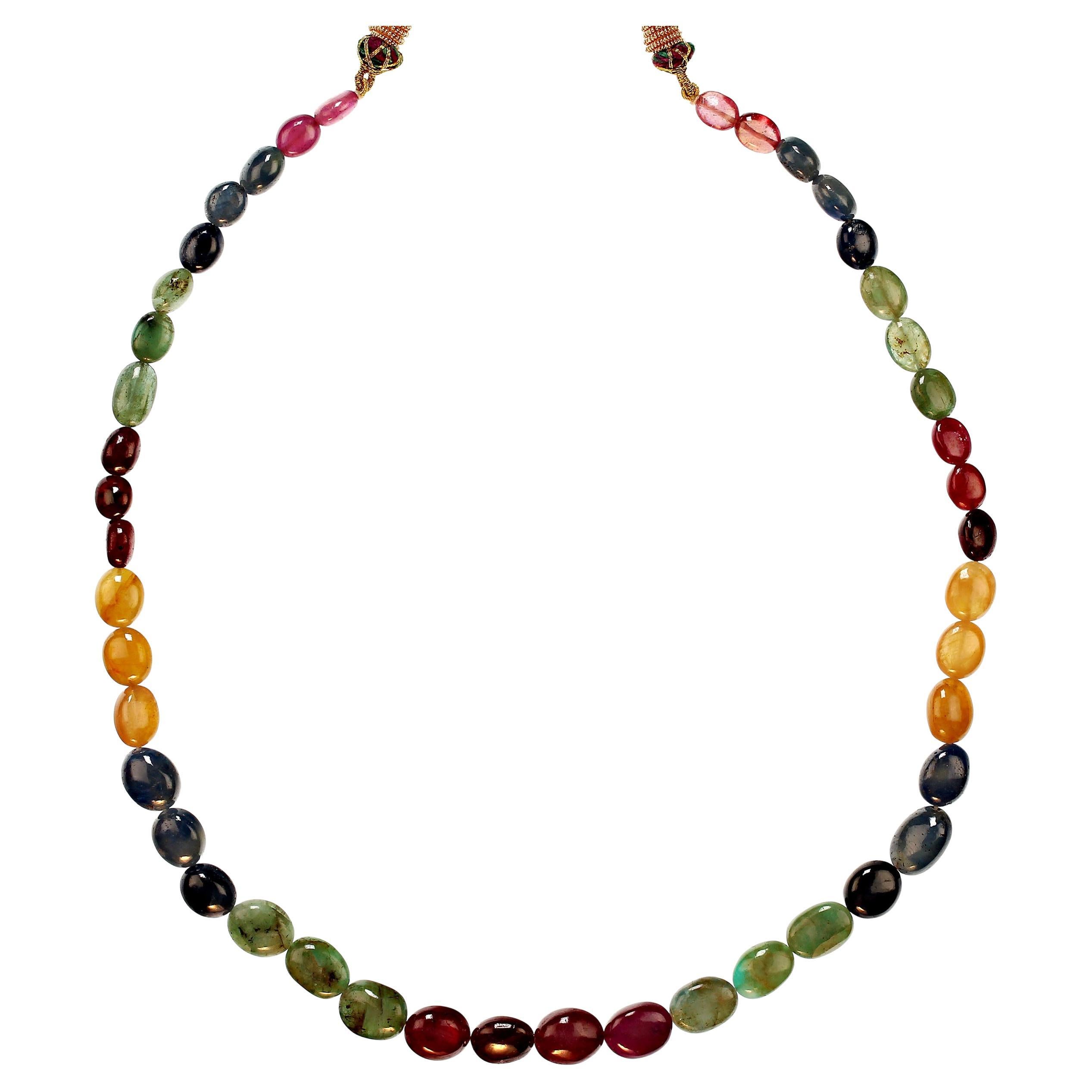 multi color beads chain