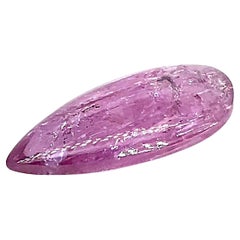 AJD 8.7Ct Brazilian Violet/Pink Cabochon Teardrop Tourmaline