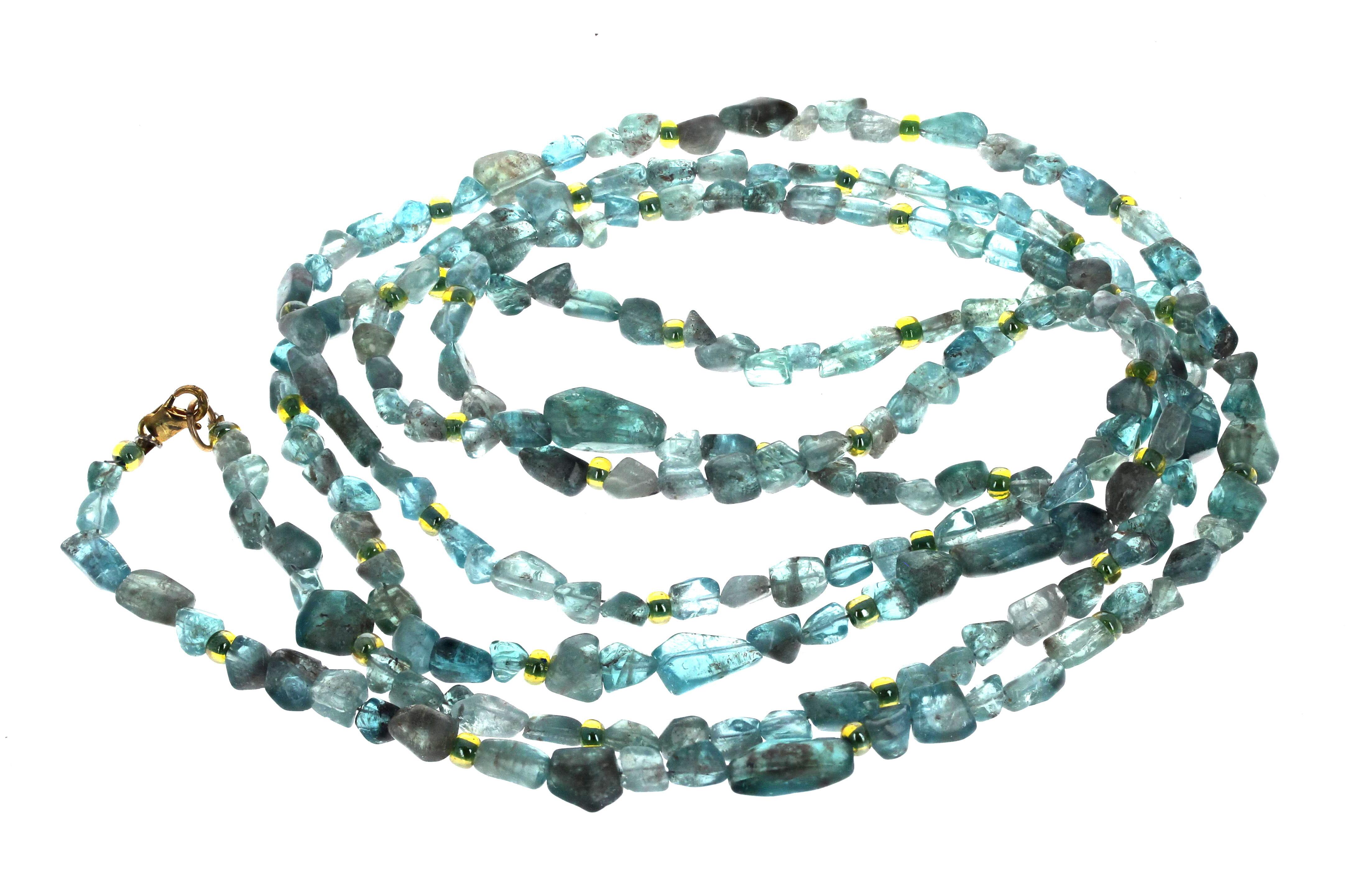 AJD  Collana di acquamarina 
