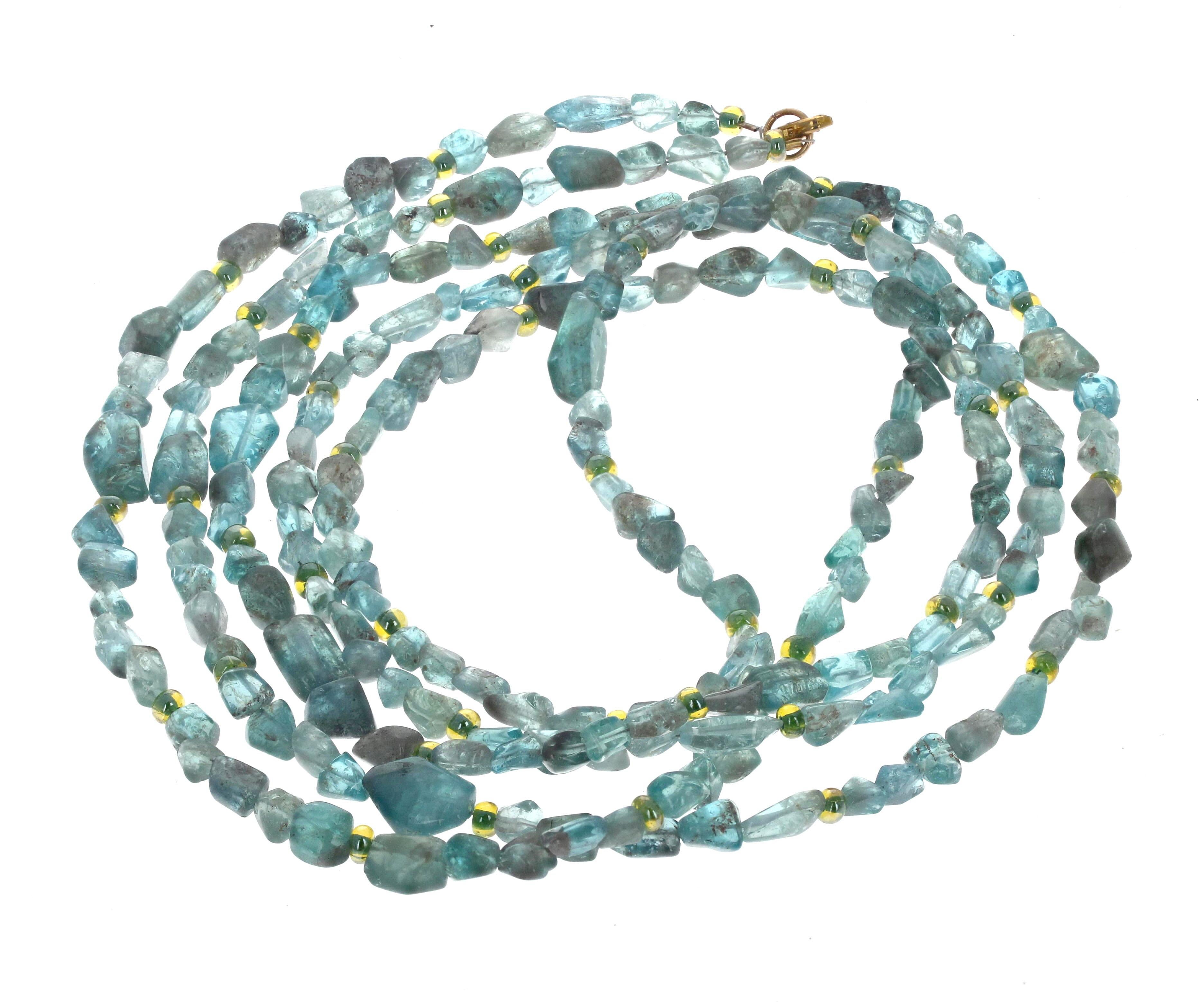 AJD  Collana di acquamarina 