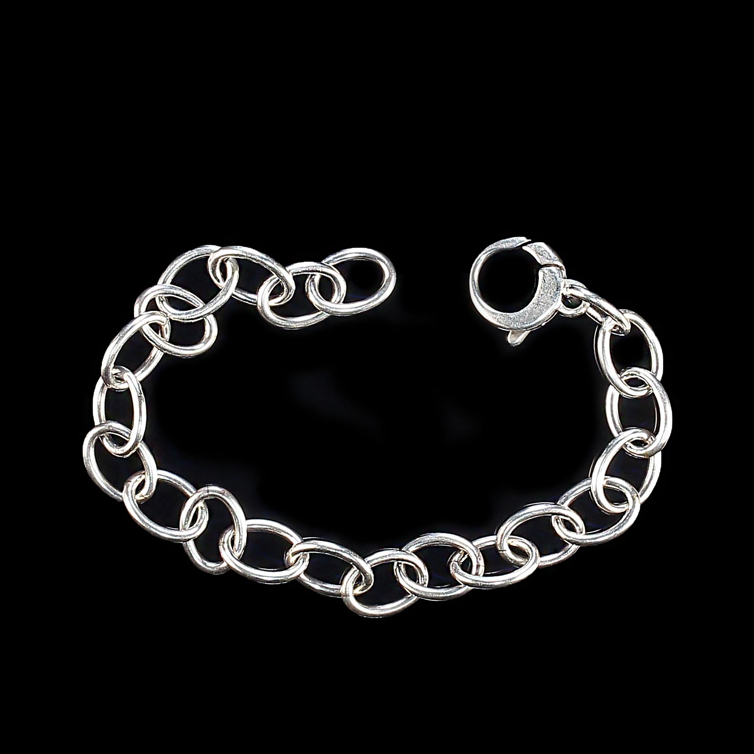 AJD Bracciale in argento da 7 pollici in vendita 1