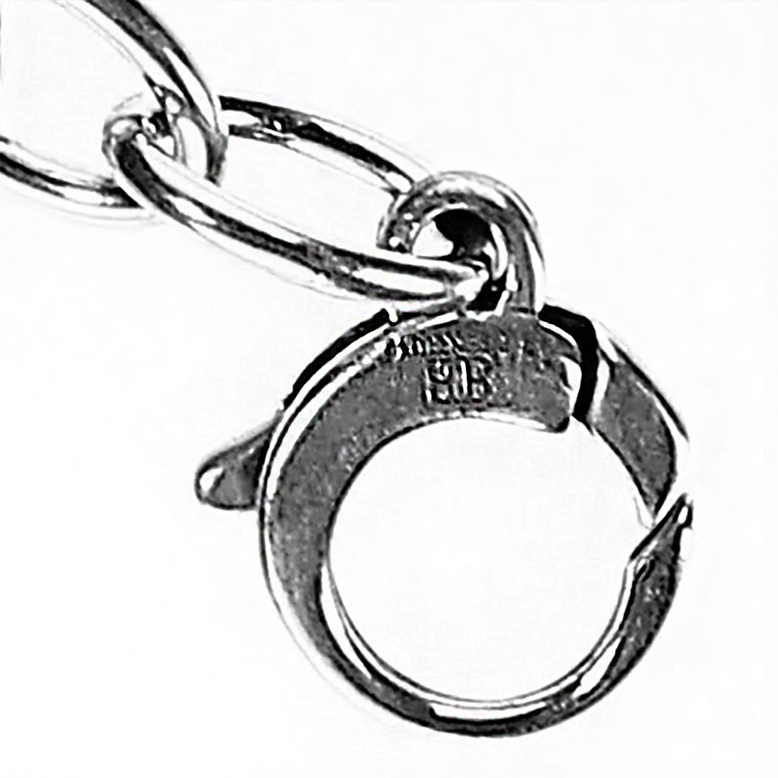 AJD Bracciale in argento da 7 pollici in vendita 2