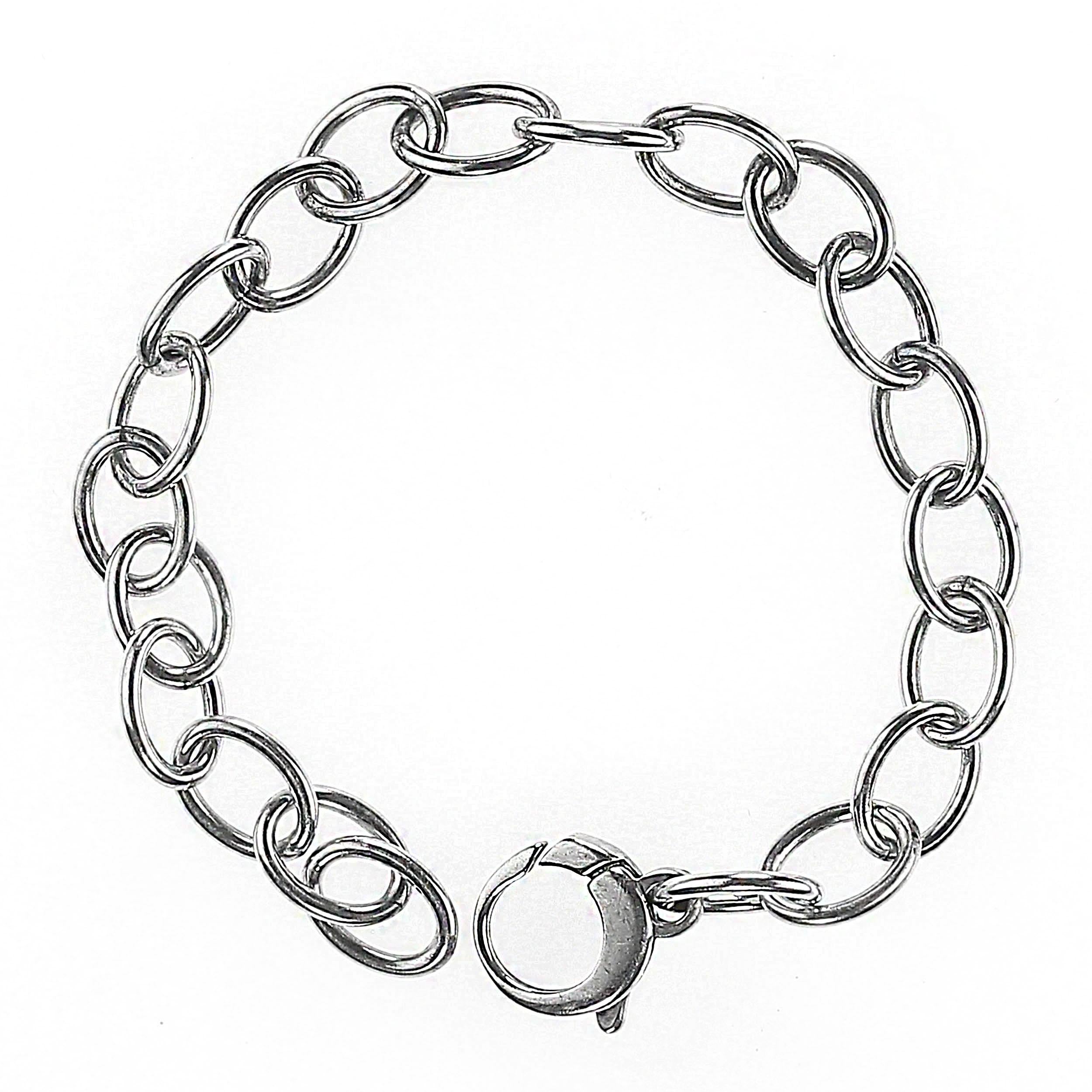 AJD Bracciale in argento da 7 pollici in vendita 3