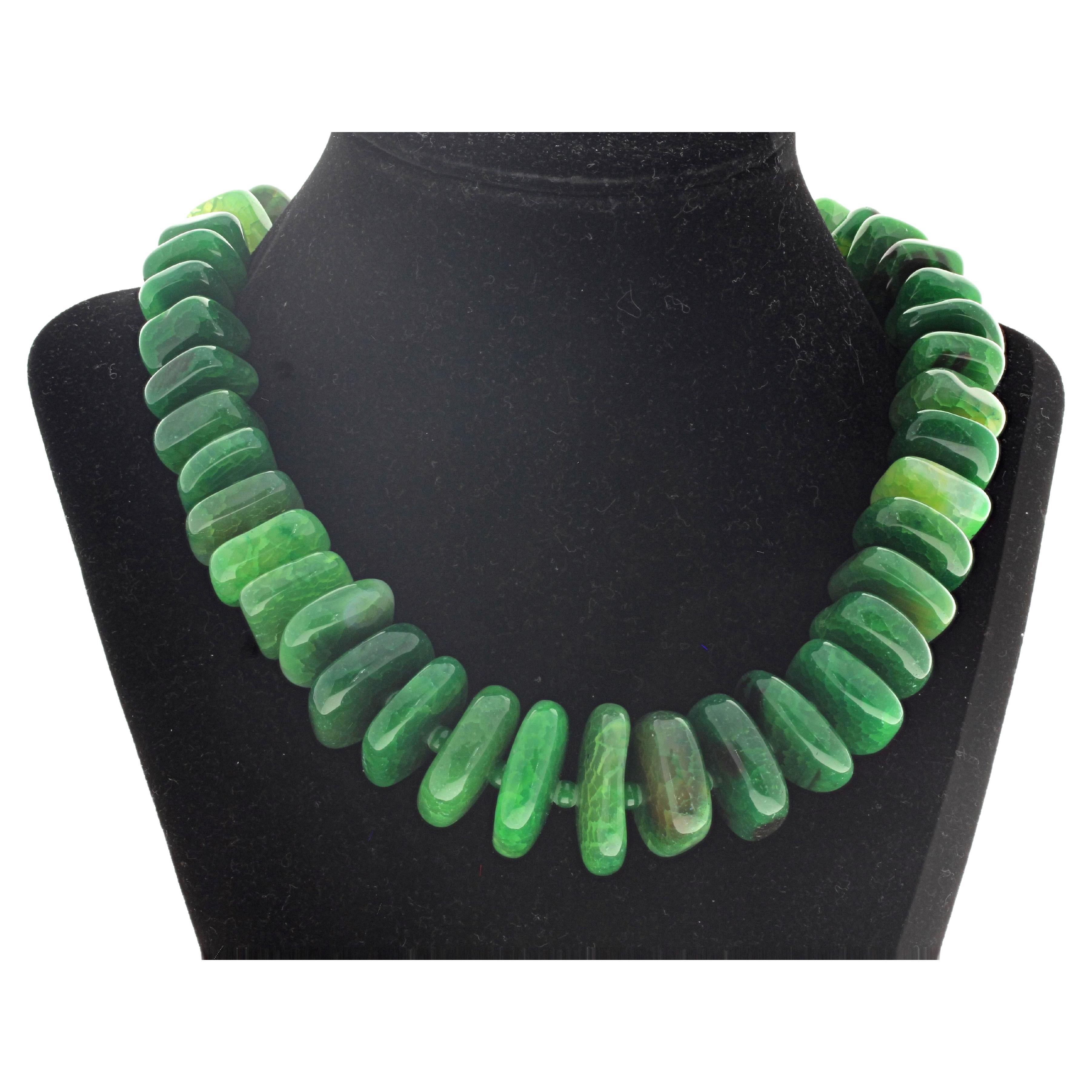 AJD Dramatically Elegant Irregular Highly Polished Natural Agate Rondel ...