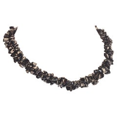 AJD Elegant Black Onyx Chip Necklace  Great Gift!!