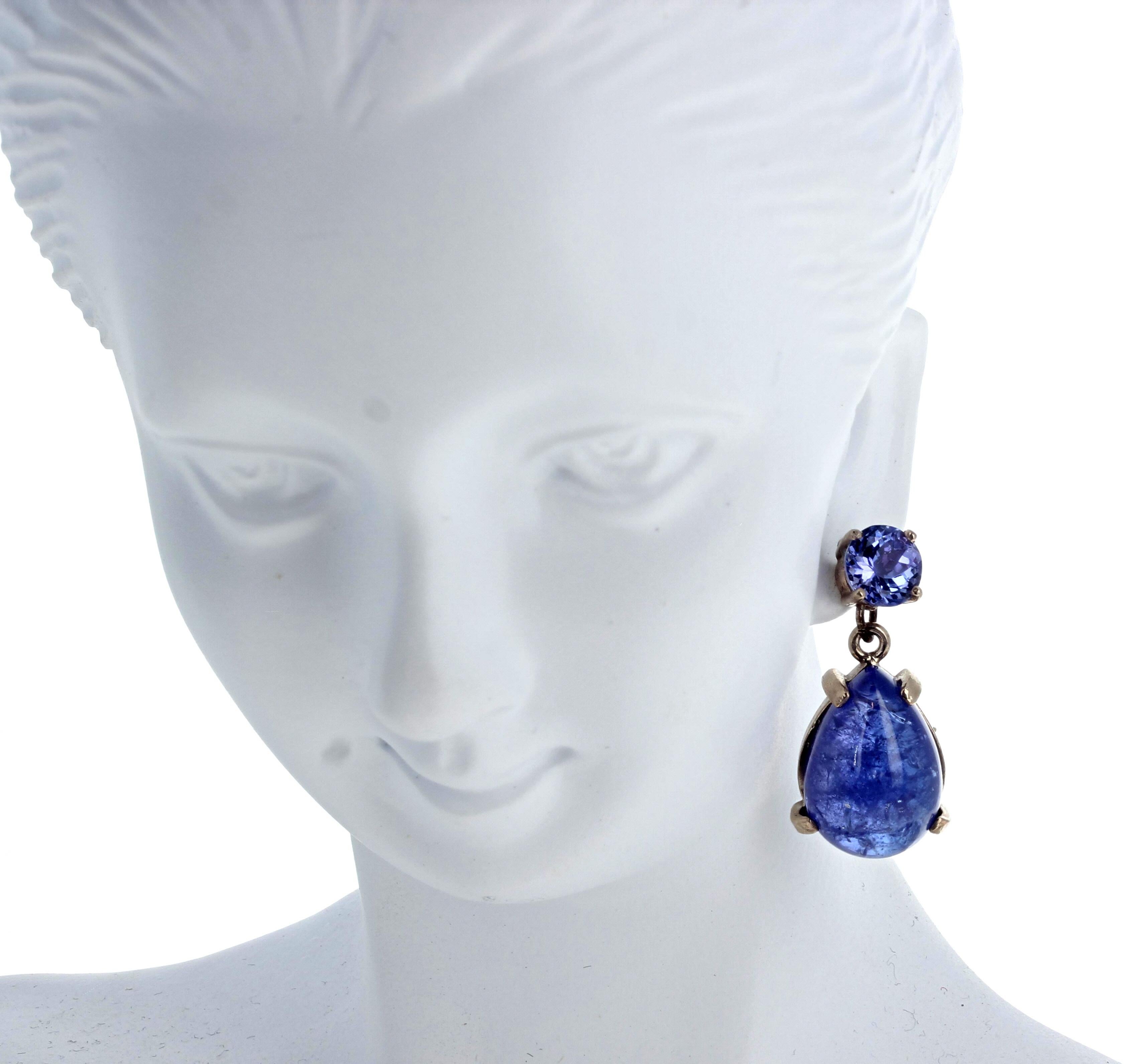 blue coral earrings