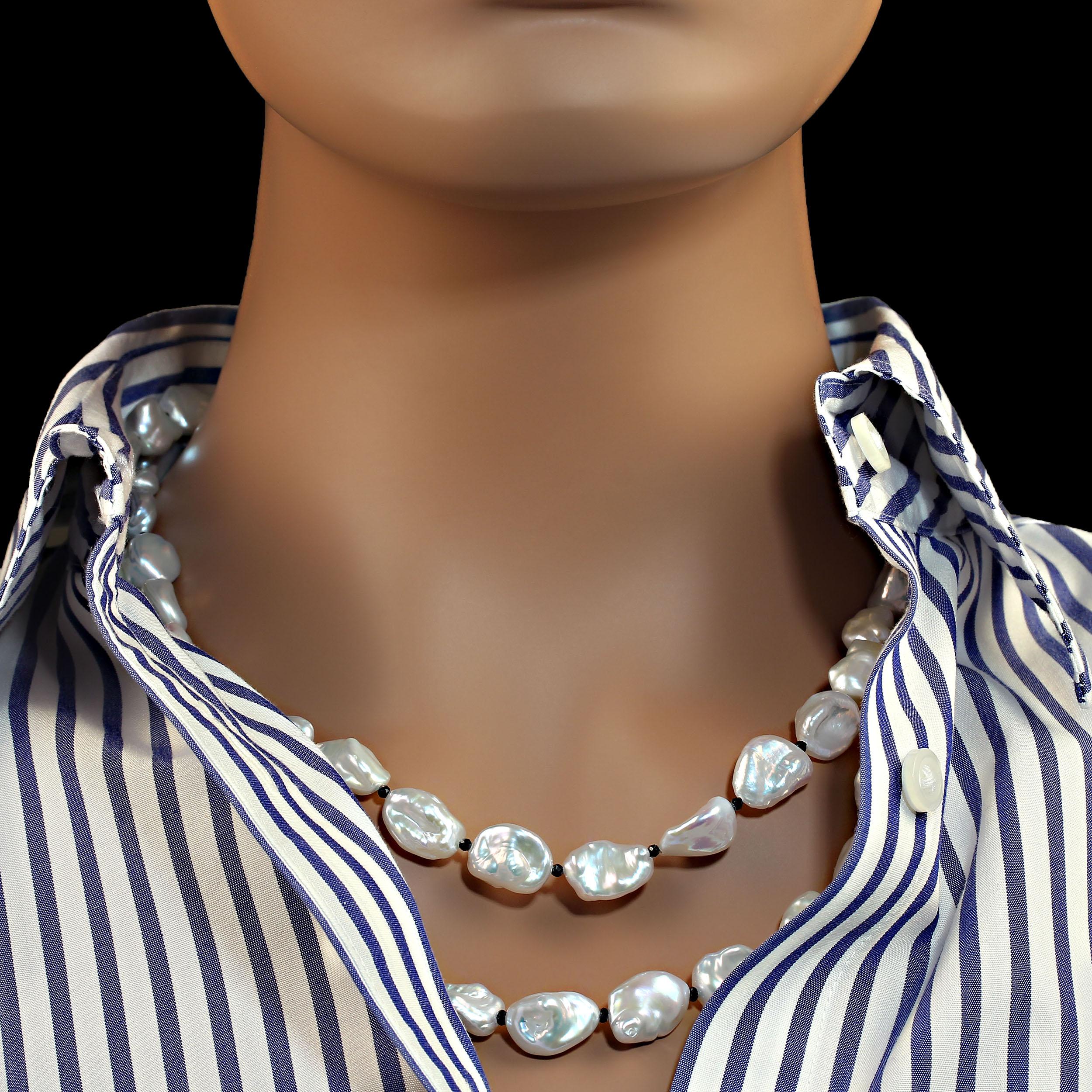 two layer pearl necklace