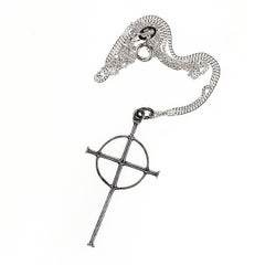 Colgante y cadena de cruz celta de plata de ley AJD James Avery