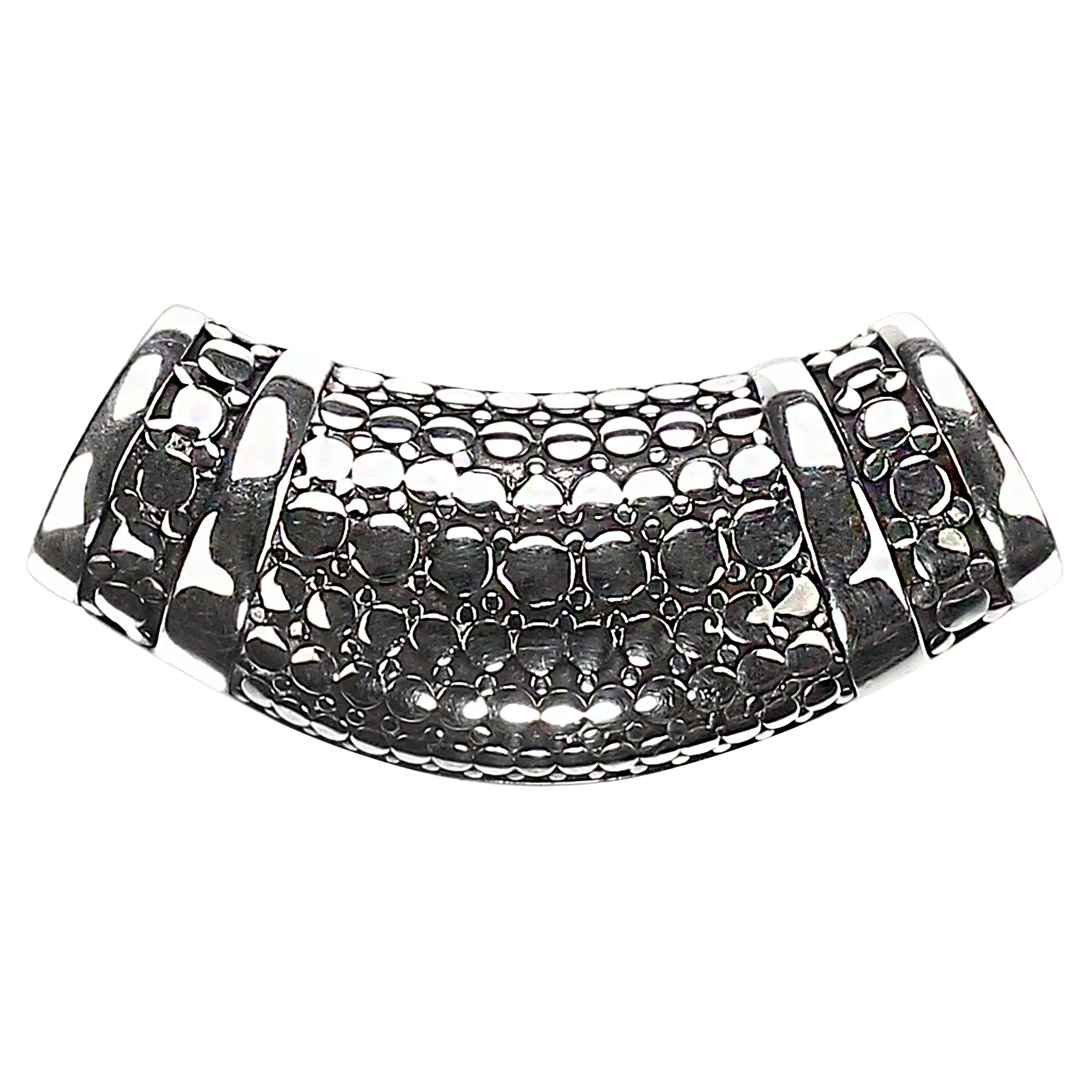 AJD John Hardy Sterling Silver Slider Pendant For Sale