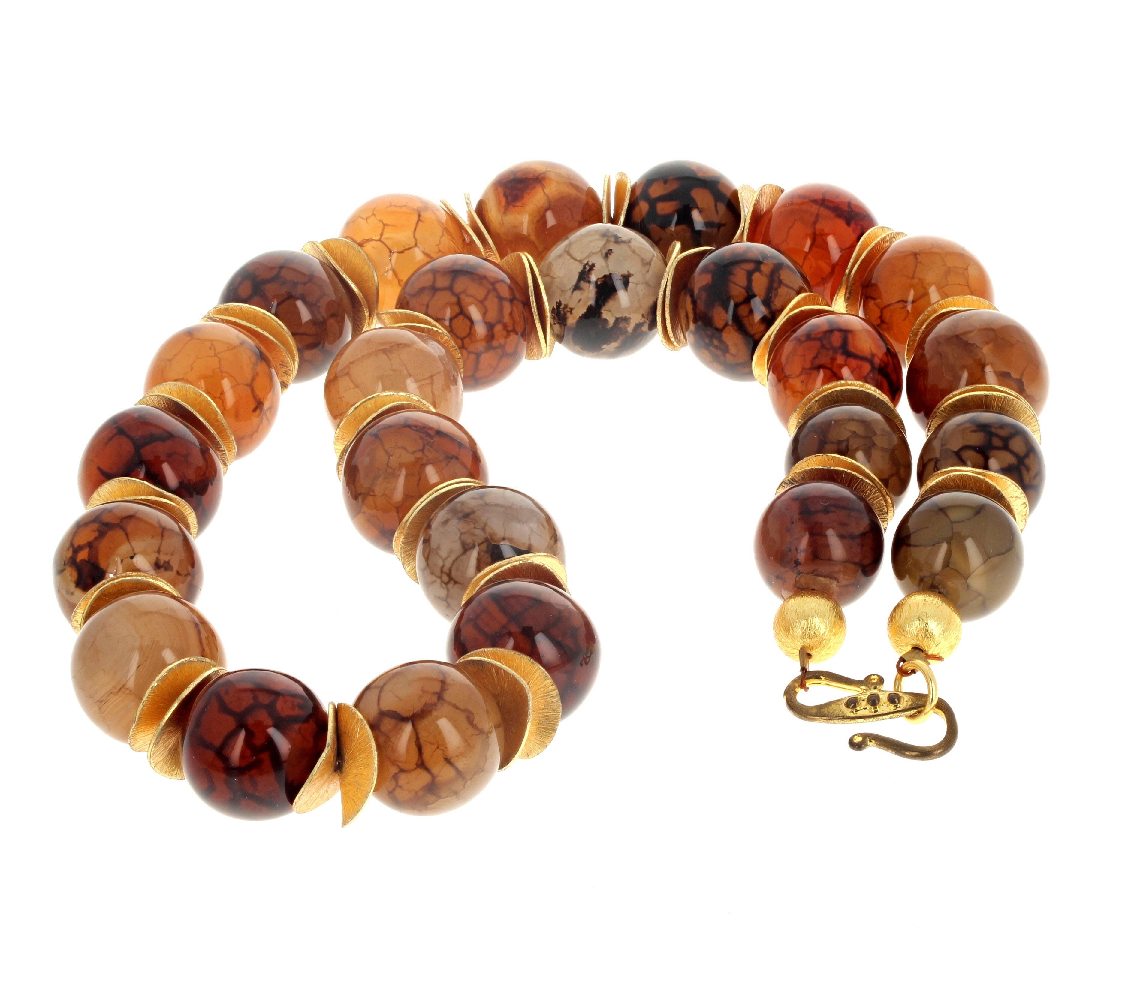 Women's or Men's AJD Magnificent Glowing Natural Spiderweb Agate 21
