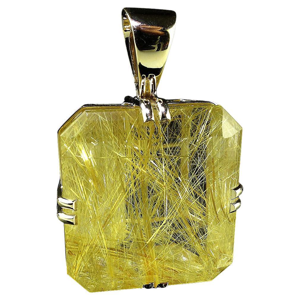 huge quartz pendant